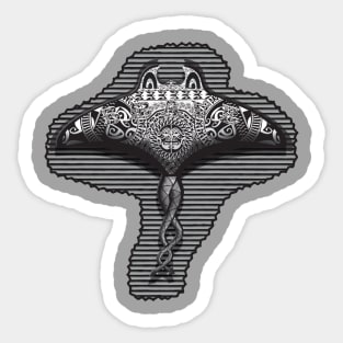 ZS AD Tribal Inspired V2.0.2.3  Stingray Mono. Sticker